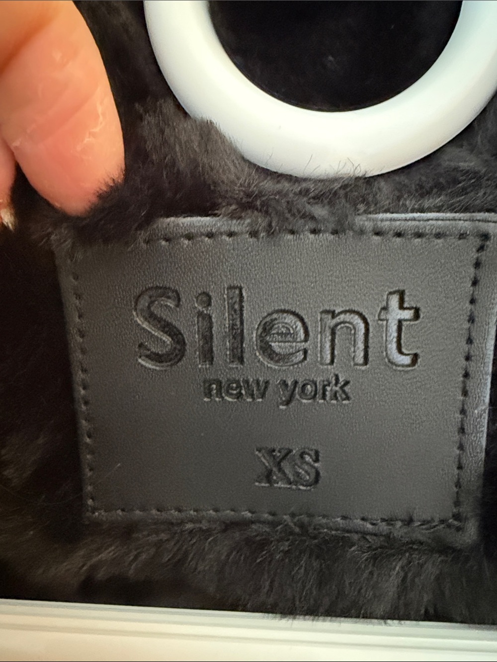 Faux Fur Crop Jacket in Black - Picture 2 of 3